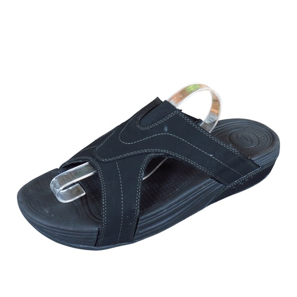 Easy Spirit Shoes - Easy Spirit ESHOWHIGH Women Slide Sandals Size 10 Walking Comfort Black Textile